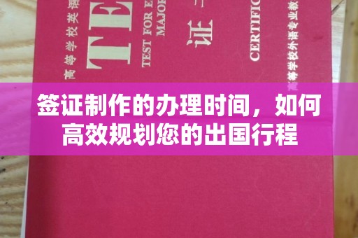 汾西签证制作的办理时间，如何高效规划您的出国行程