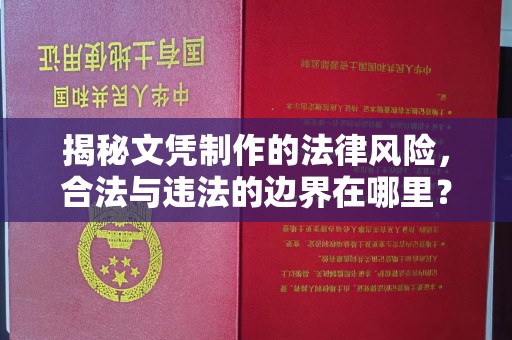 汾西揭秘文凭制作的法律风险，合法与违法的边界在哪里？
