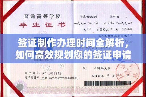 汾西签证制作办理时间全解析，如何高效规划您的签证申请流程
